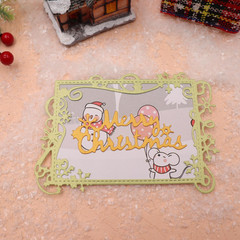 Merry Christmas Frame Die Cuts for Card Making Christian Theme Stamps Cutting Di
