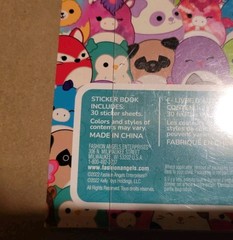 Original Squishmallows 1000+ Sticker Book 30 Pages Of Stickers