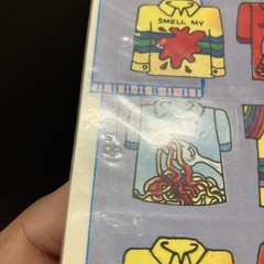 Smell My T-SHIRT pizza SCRATCH n SNIFF stickers The Sticker Store SEALED VTG
