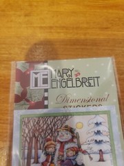 MARY ENGELBREIT DIMENSIONAL WINTER STICKERS NEW IN PACKAGE