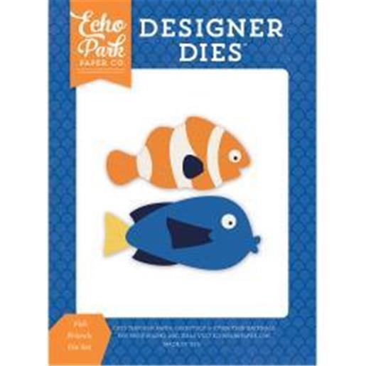 Echo Park Designer Dies FISH FRIENDS Steel Dies Scrapbooking