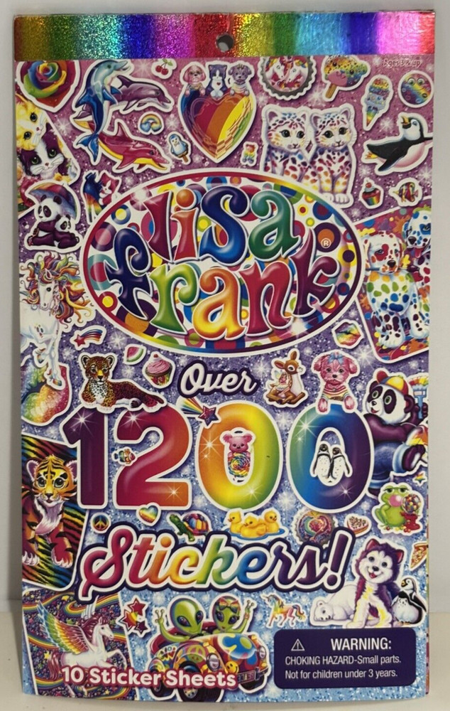 Lisa Frank Stickers over 1800 unused oh my! 2015