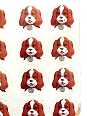 Vintage 1970’s School Classroom BUTTON STICKERS (Lot)
