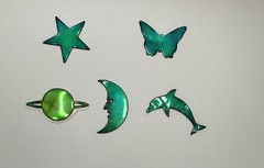 1980’s ollie stickers one owner, backings and oil still intact. Lot of 16.