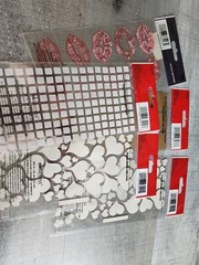 Scrapbook Stickers LOT Love Hearts Lips Valentine’s Day Sticko Retired NEW #34