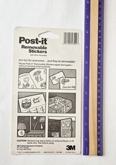 Vtg 3M Stickers NIP Foil Adventure Panda Bear HTF 1990 HR-706 Post- It Removable