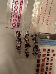 Mixed Craft Rhinestone Gem Sticker Lot Recollections Adhesive Jewels Bling Gems