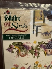Chartpak Color Scenes Rub On Transfers Sunflowers Sewing Notion Birdhouses LOT