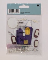 RARE Jolee’s Halloween Haunted House Gravestones Bats Moon Scrapbooking Stickers