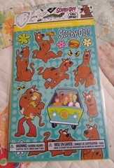 American Greetings Scooby-Doo & the Gang 102 Stickers (6 Sheets) with 2 Designs