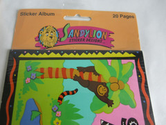 Vtg Sandylion Sticker Album Jungle Tiger Lion Elephants New