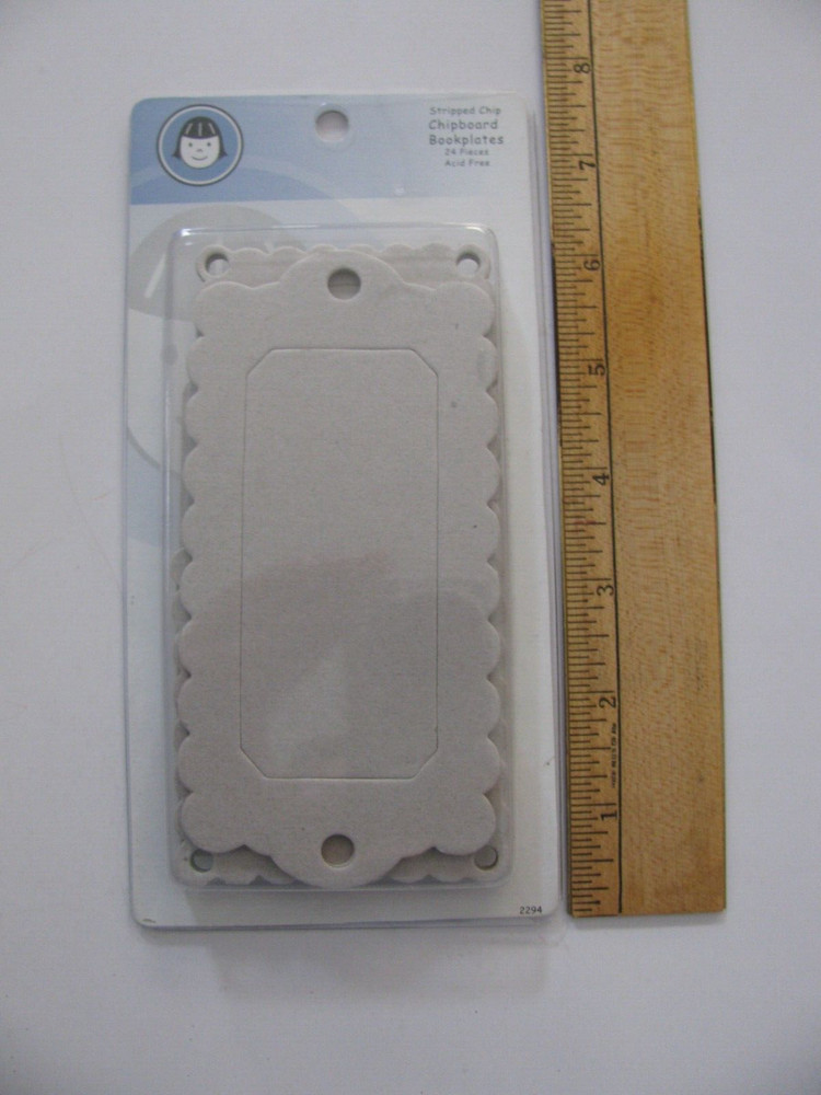 Lil Davis Chipboard BOOKPLATES 24 Pieces NIP
