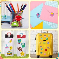 Back to School Sticker – 1000Pcs Back to School Stickers in 2 Rolls Cute Cart…
