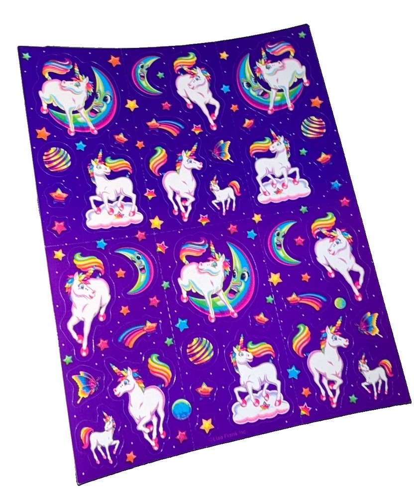 Vintage Lisa Frank Stickers Markie Moon S383