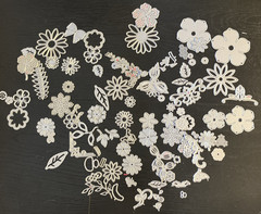 LRG Lot Metal Die Cuts Crafts Card Making Scrapbook Flowers Garden Vines