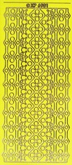 Moroccan Borders PEEL OFF STICKERS 6 Colours Border Ornate Cardmaking