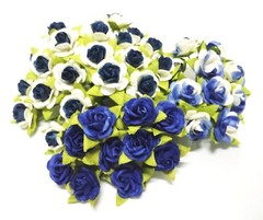 20*1.5 cm Mulberry Paper Rose Flower Craft Wedding Card making