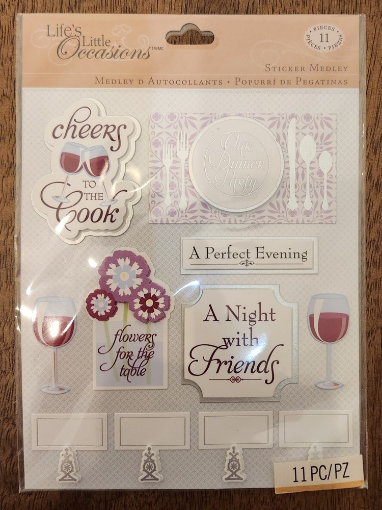 Life’s Little Occasions Dinner Party / Reception Sticker Medley