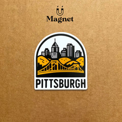 Pittsburgh Magnet | Travel Magnet | Fridge Magnet (PIT02)