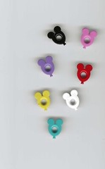 DISNEY MICKEY MOUSE EYELETS 16 PCS 7 COLORS