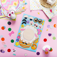 36 Sheet Easter Stickers with Chick Bunny Sheep Egg Pattern for Kids Decorations