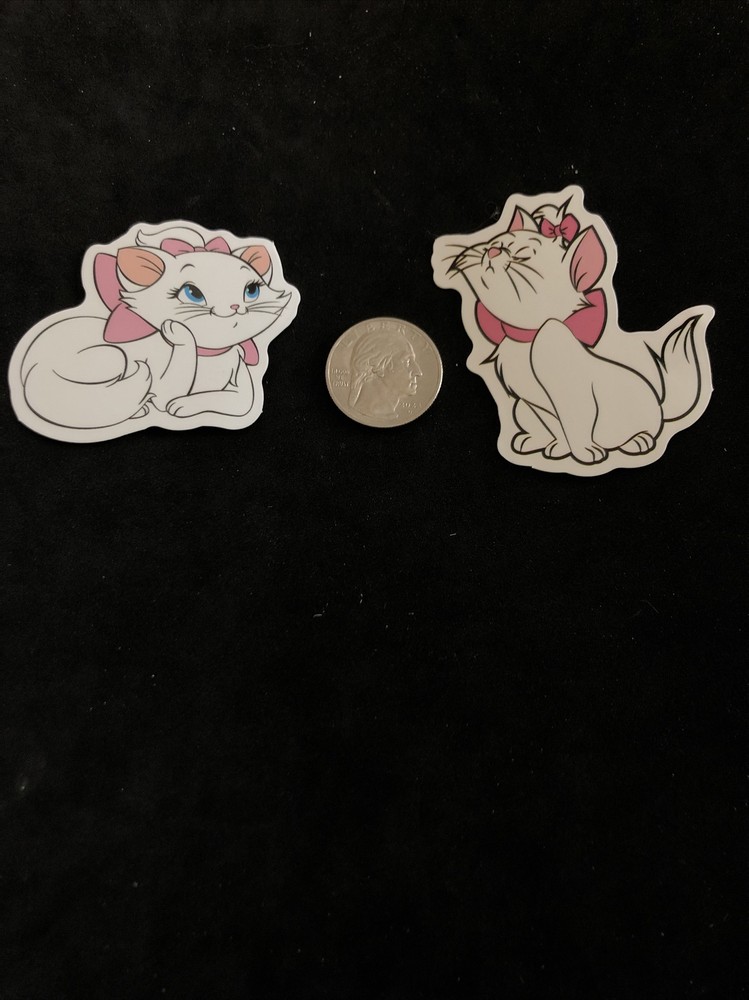 Disney Stickers – Disney Aristocats Marie Lot of 2 Stickers.