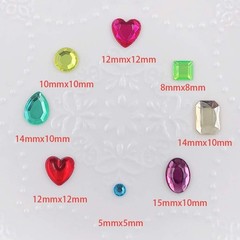 365pcs Round Jewels Stickers Gem Stickers Rhinestone for Crafts Sticker Gems …