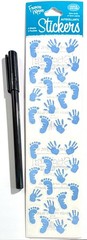 Baby Prints Frances Meyer Stickers Scrapbooking Card Journal Planner FMI