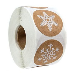 🎄 500 Christmas Holiday Stickers Roll 1″ Festive Labels for small business 🎁