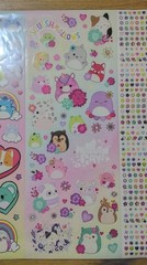 Squishmallows 1000+ Sticker Sheet (23″ x 15″) AND 10 Jumbo Doodle Sheets 20×15″