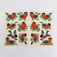 Lot Of 3 Gerhards Decorative Die-Cut Christmas Figures Self-Adhesive No. 470