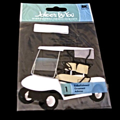 CREATIVE MEMORIES Gr Lengths Golf, 10 strips plus studio stickers and golf cart