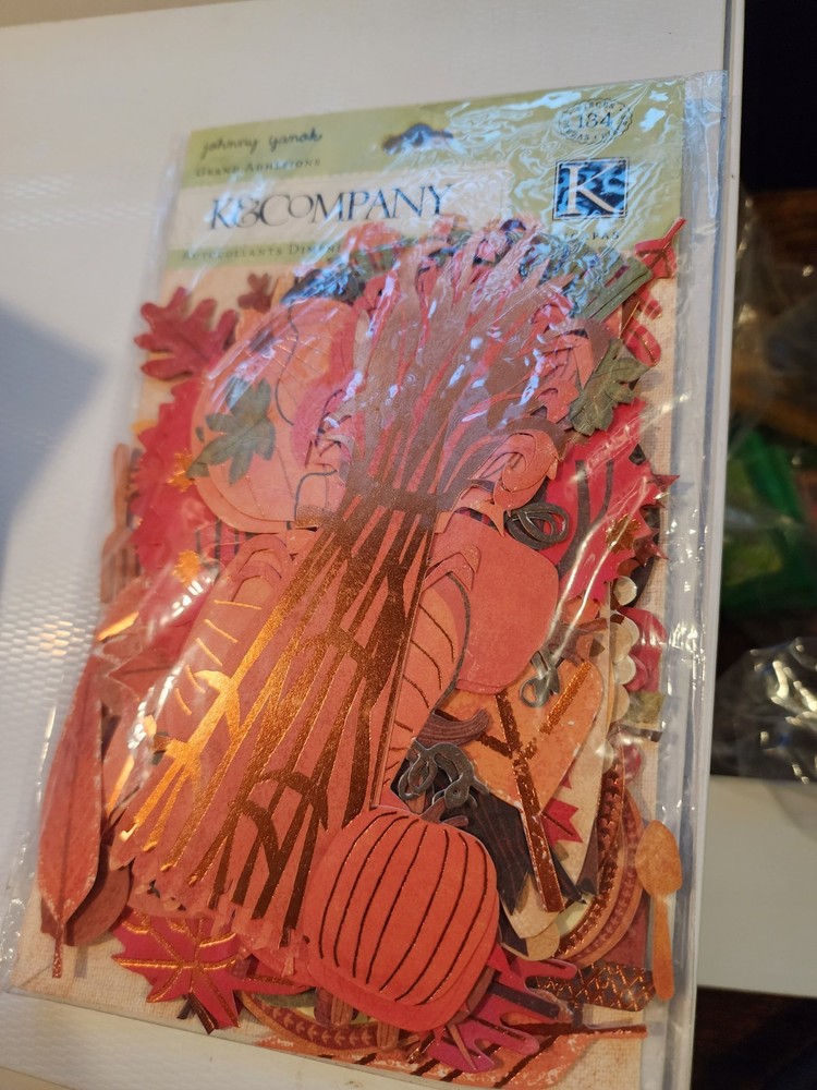 K&Company Johnny Yanok Fall Harvest Die-cut Cardstock 134 pieces