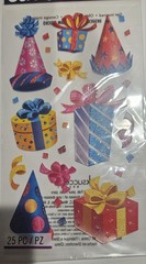 ek success sticko stickers 25pcs Party Hats & Presents