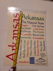 State Of Mine Arkansas Sticker Sheet 8 1/2” X 11” Sheet