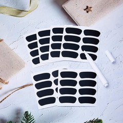48 Pairs Eye Black Stickers w/ White Pencil for Baseball Football Softball Fans