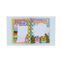 Sun-Star Stationery Panties Rabbit Sticker Binder, Blue, S8908737