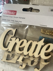 Large Lot Emphera Embellishments, Metal, Wood Paper Book More 12 New
