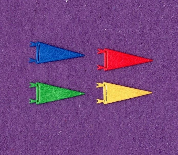 SPORTS PENNANT die cuts school cards scrapbook
