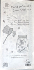 Provo Craft 2002 Meadow Bug Hunting Clear Stickers Whimsy Scrapbook NOS Vintage