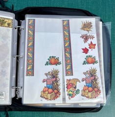 Creative Memories Binder ~ 14 Sheets of Stickers ~ Fall, Autumn, Halloween