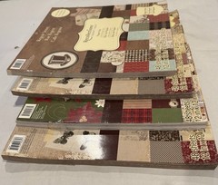 Lot 4 Recollections Signature Special 12×12 Paper Pads Love Letters 162+ Pgs