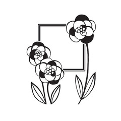 #139 Darice Embossing Folder Essentials THREE FLOWER SQUARE 30041352