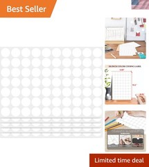 Colorful 3/4 Inch Coding Circle Stickers – 1050 Pack for Easy Organization