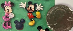 MICKEY MOUSE Clubhouse Stickers(18pc)Disney•Donald Duck•Minnie•Goofy•Gloves•
