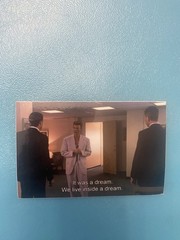 VINYL Phillip Jeffries Sticker Decal About 3×4 Inches TP We Live Inside A Dream