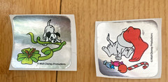 Vintage 80s Sticker Lot: Restored Foil Mylar Disney 101 Dalmatians Stickers READ