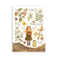 Stamperia Whispering Woods – A5 Washi Pad, SBW24