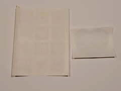 Vintage Hallmark Sticker Hearts/Valentine Sheet And Unknown Big Heart Shiny