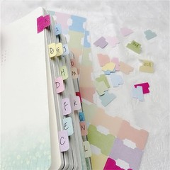 120Pcs Colorful Adhesive Index Label Writable Page Marker for Notebook